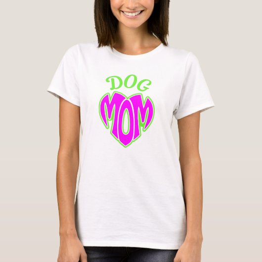 Dog mama t-shirt (Voorkant)