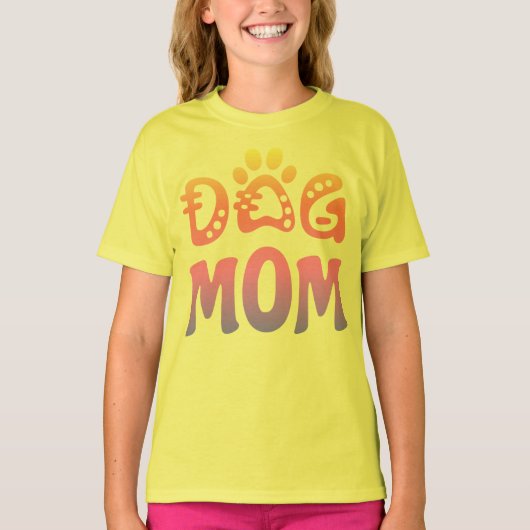 Dog mama t-shirt (Voorkant)