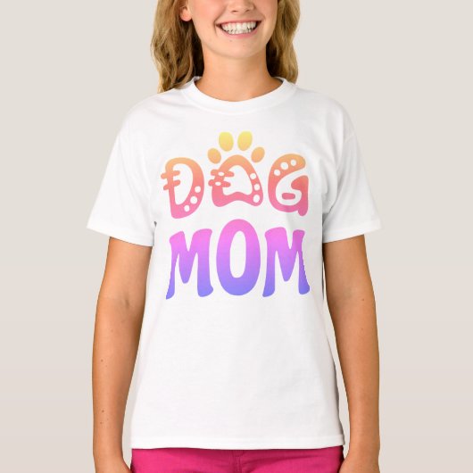 Dog mama t-shirt (Voorkant)