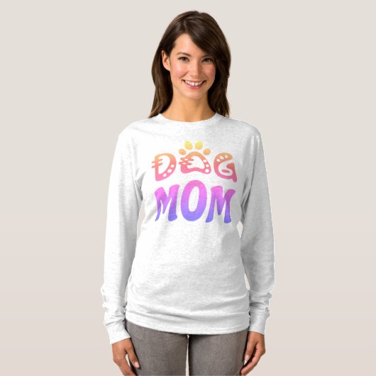 Dog mama t-shirt (Voorkant volledig)