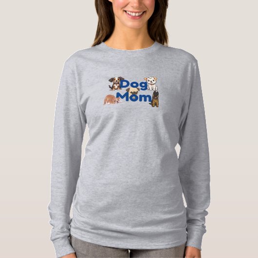 Dog mama t-shirt (Voorkant)