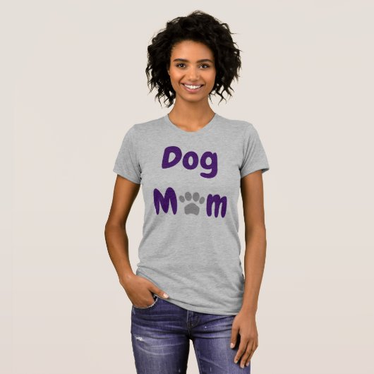 Dog mama t-shirt (Voorkant volledig)