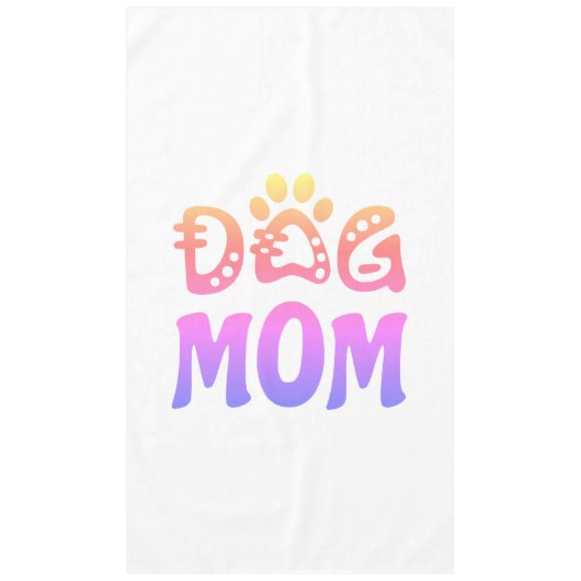 Dog mama tafelkleed (Voorkant)