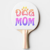 Dog mama tafeltennisbatje (Achterkant)