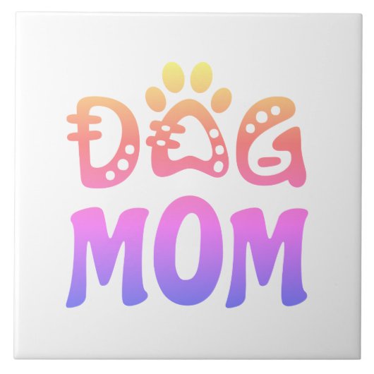 Dog mama tegeltje (Voorkant)