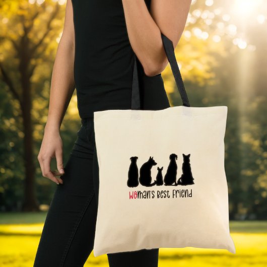 Dog mama tote bag