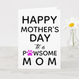 Dog mama van de hond Moederdag Kaart