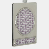 Dog mama verzilverd banner ornament (Rechts)