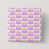 Dog mama vierkante button 5,1 cm (Voorkant)