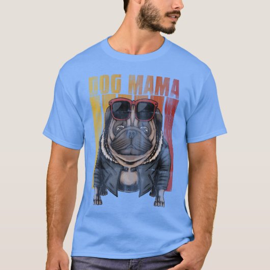 DOG MAMA  vrienden T-shirt (Voorkant)