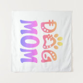 Dog mama wandkleed (Voorkant (horizontaal))