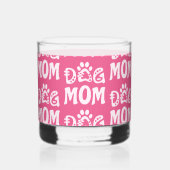 Dog mama whisky glas (Achterkant)