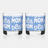 Dog mama whisky glas (Voorkant)