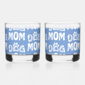 Dog mama whisky glas (Achterkant)