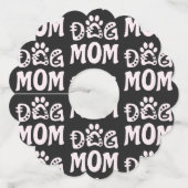 Dog mama wijnglaslabel (Achterkant)