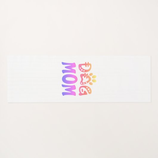 Dog mama yogamat (Achterkant (horizontaal))
