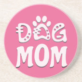 Dog mama zandsteen onderzetter (Voorkant)