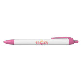 Dog mama zwarte inkt pen (Bovenkant)