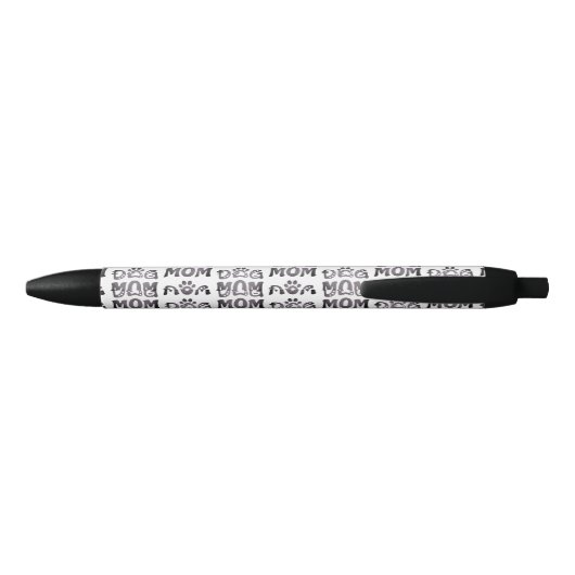 Dog mama zwarte inkt pen (Achterkant)