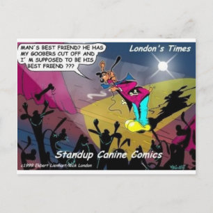 Dog Mans Best Friend? Funny Gifts & Collectibles Briefkaart