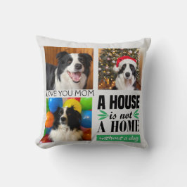 Dog maximum drie foto's aangepaste collage & honde kussen