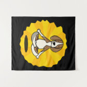 Dog Meditation Yoga Beagle Labrador Husky Sheperd Wandkleed (Voorkant (horizontaal))