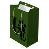 Dog Medium Gift Bag Cadeauzakje (Voorkant Gekanteld)
