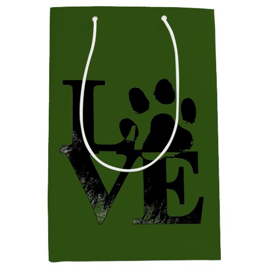 Dog Medium Gift Bag Cadeauzakje (Voorkant)