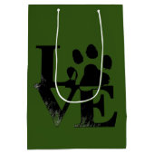 Dog Medium Gift Bag Cadeauzakje (Achterkant)