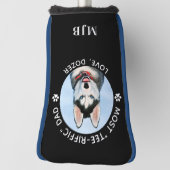 Dog Meeste T-shirt-Riffic Papa Gepersonaliseerde F Golfheadcover (Draai 90)