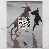dog meetup tear-off flyer template (Achterkant)