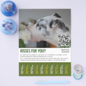 dog meetup tear-off flyer template (Enkel)
