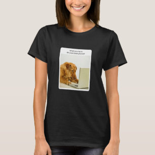 Dog Meme wanneer u probeert om uw belastingen acco T-shirt