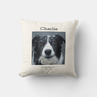 Dog Memorial Cushion Pet Remembrance Throw Pillow Kussen