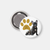 Dog Memorial Foto gepersonaliseerd Magneet (Voorkant / Achterkant)