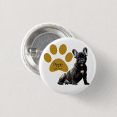 Dog Memorial Foto gepersonaliseerd Ronde Button 3,2 Cm (Voorkant /achterkant)