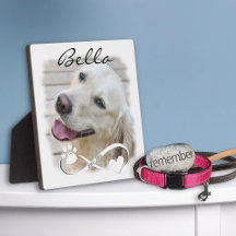 Dog Memorial Foto Paw Heart Infinity Keepomwille