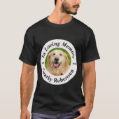 Dog Memorial | Foto toevoegen T-shirt (Voorkant)