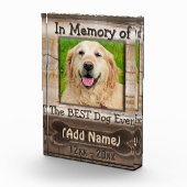 Dog Memorial Fotoblokken (Rechts)