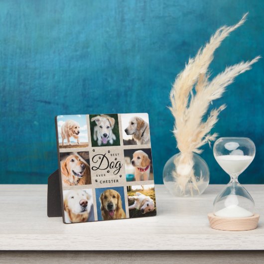 Dog Memorial Gift Best Dog Ever Rustige Foto Fotoplaat (Insitu)