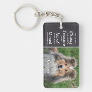 Dog Memorial Herdenking Gift Sympathie - Pet Loss Sleutelhanger
