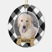 Dog Memorial Keepomwille | Boekhoudkundige control Keramisch Ornament (Links)