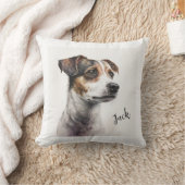 Dog Memorial Keepomwille Jack Russell Persoonlijk Kussen (Deken)