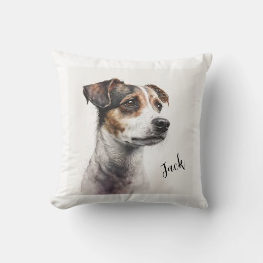 Dog Memorial Keepomwille Jack Russell Persoonlijk Kussen (Voorkant)