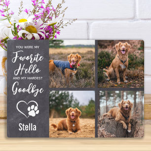 Dog Memorial Keepomwille Sympathy Pet Loss Fotoplaat