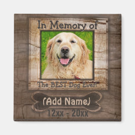 Dog Memorial Magneet