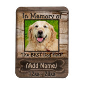 Dog Memorial Magneet (Verticaal)