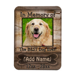 Dog Memorial Magneet