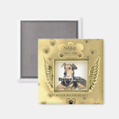 Dog Memorial Magneet (Voorkant / Achterkant)