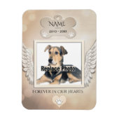 Dog Memorial Magnet Magneet (Verticaal)